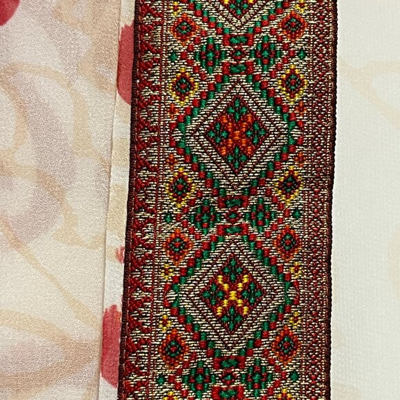 Soft Surroundings Womens Jakarta Kimono Sz PS/PM Sheer Bohemian Festival Hippie - Picture 4 of 6